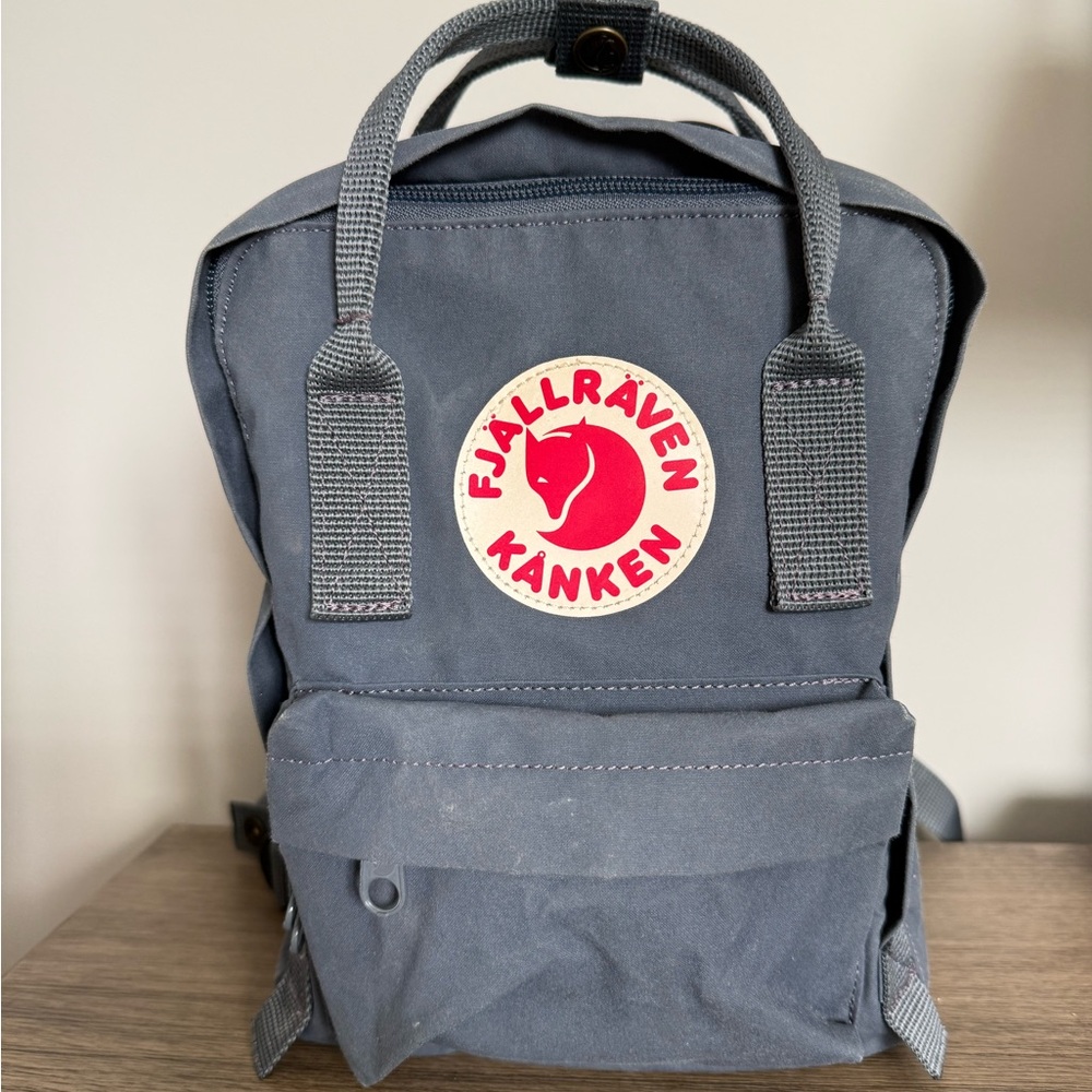 Mini Fjallraven Kanken Grey Backpack